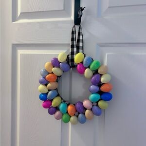 Colorful Easter Egg Wreath